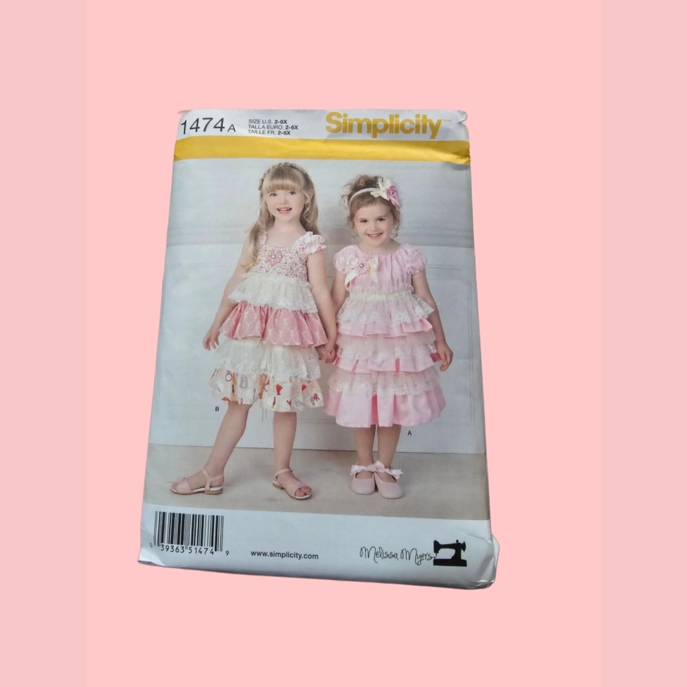 Uncut Simplicity Pattern 1474A